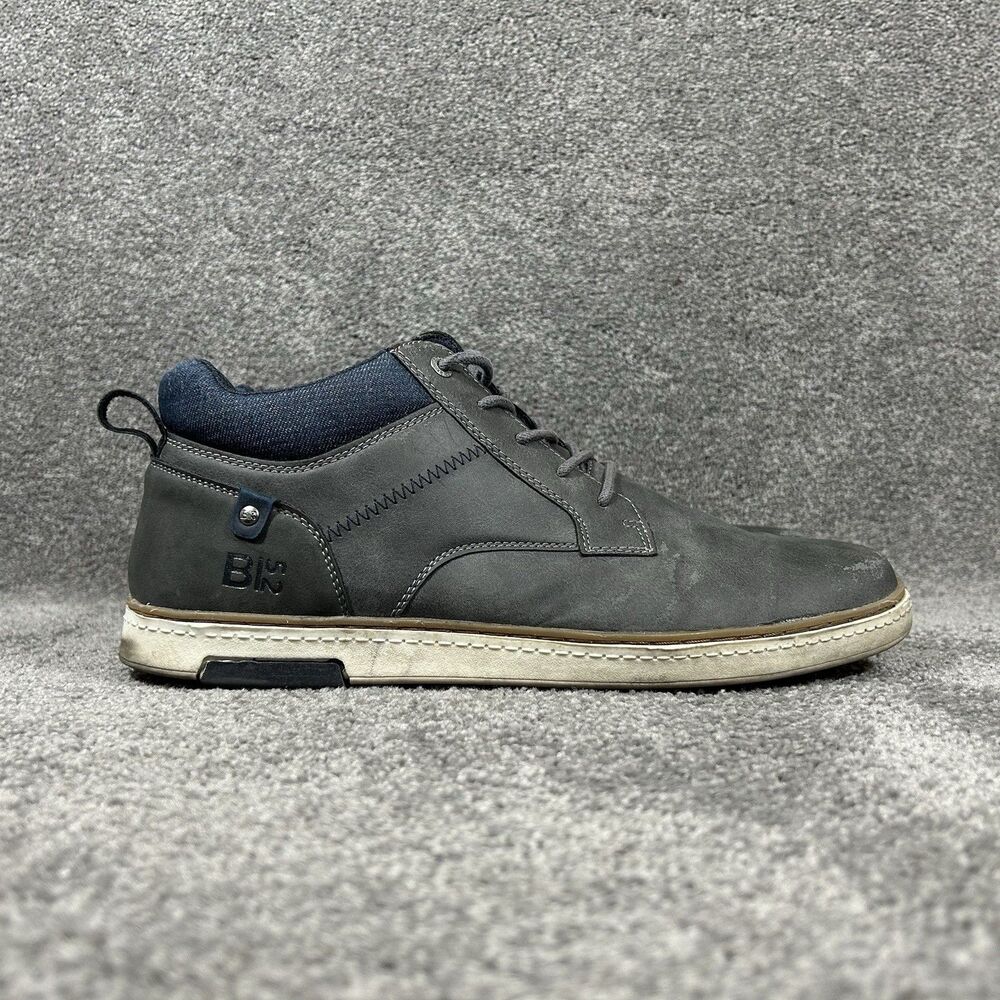 B-52 By Bullboxer Delta Men’s Size 12 Gray Blue Casual Business Shoes Used